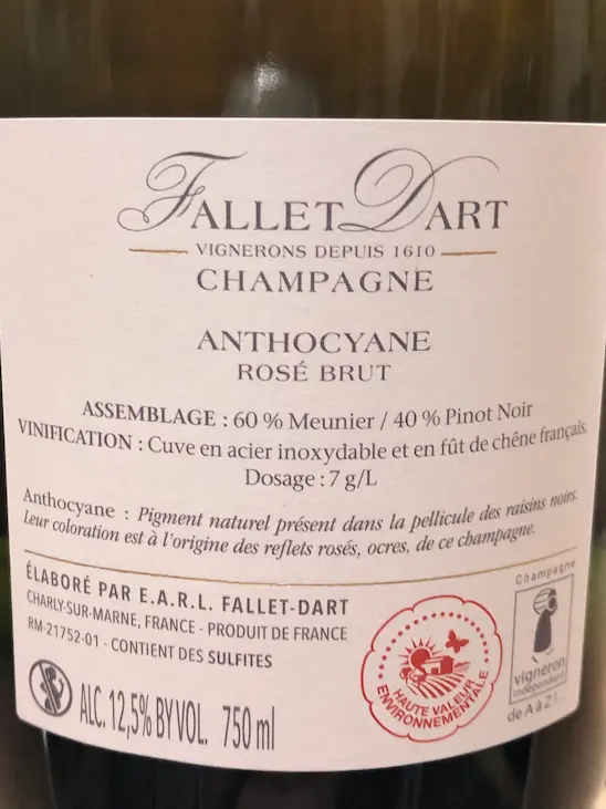 Champagne Fallet-Dart Rosé Anthocyane Brut