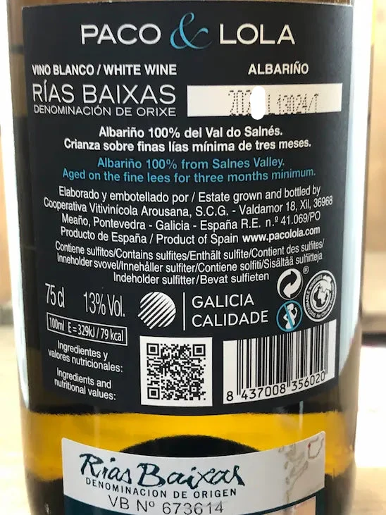Paco y Lola Albariño