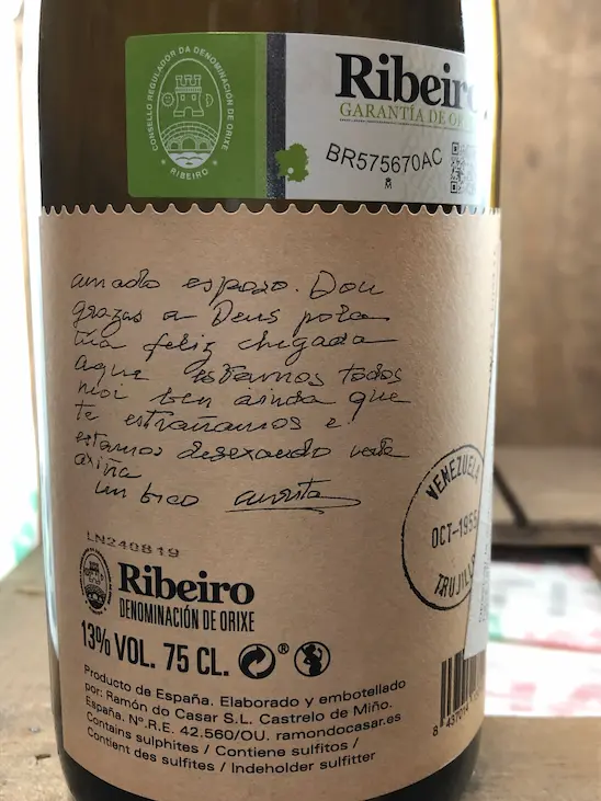 Ramón do Casar - Vino Blanco de Ribeiro