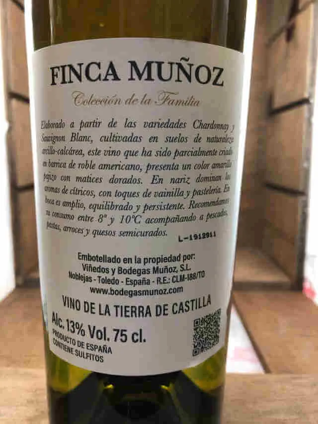 Finca Muñoz blanco