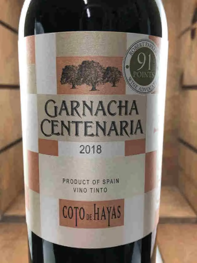 Garnacha centenaria Coto de hayas