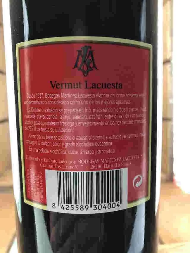 Vermut Lacuesta rojo