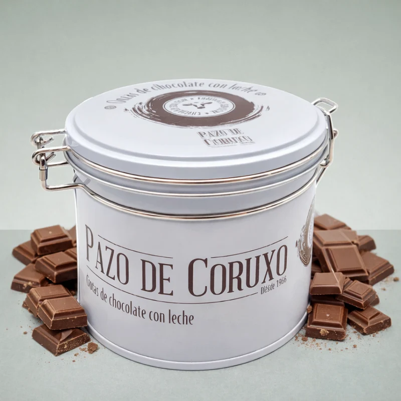 PAZO DE CORUXO | LATA CHOCOLATE CON LECHE 130gr