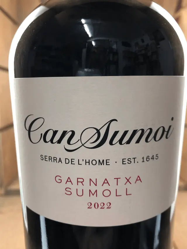 Can Sumoi Sumoll Garnacha
