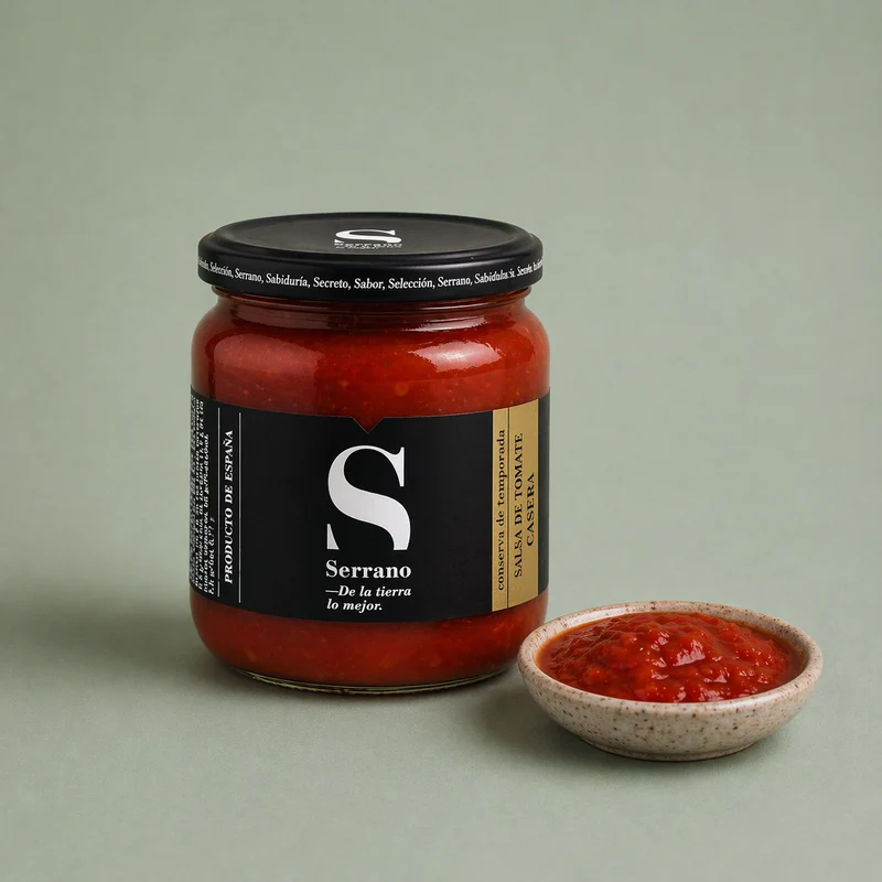 SERRANO | SALSA DE TOMATE CASERA 360gr