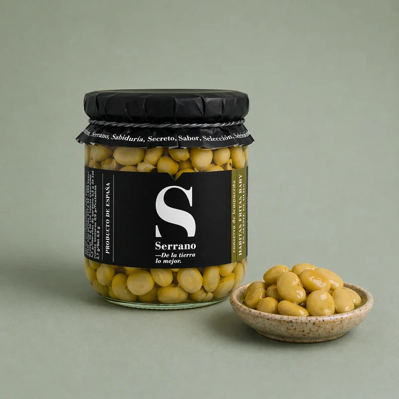 SERRANO | HABITAS FRITAS BABY EN AOVE 330gr