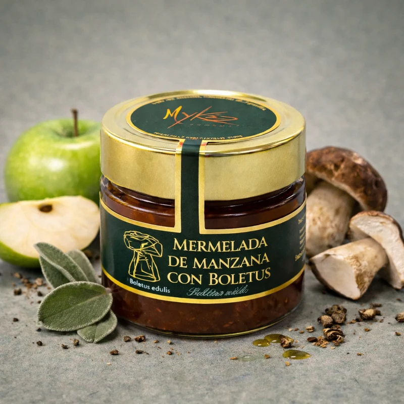 MYKÉS GOURMET | MERMELADA DE MANZANA CON BOLETUS 190gr