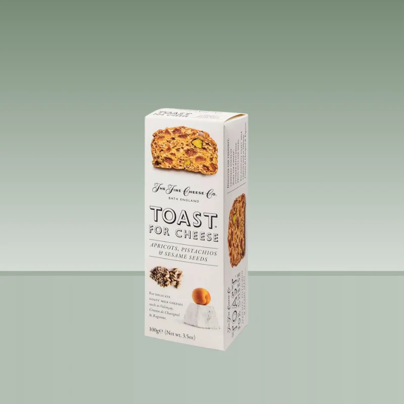 THE FINE CHEESE CO. | CRACKERS ALBARICOQUE, PISTACHOS Y SESAMO 100gr
