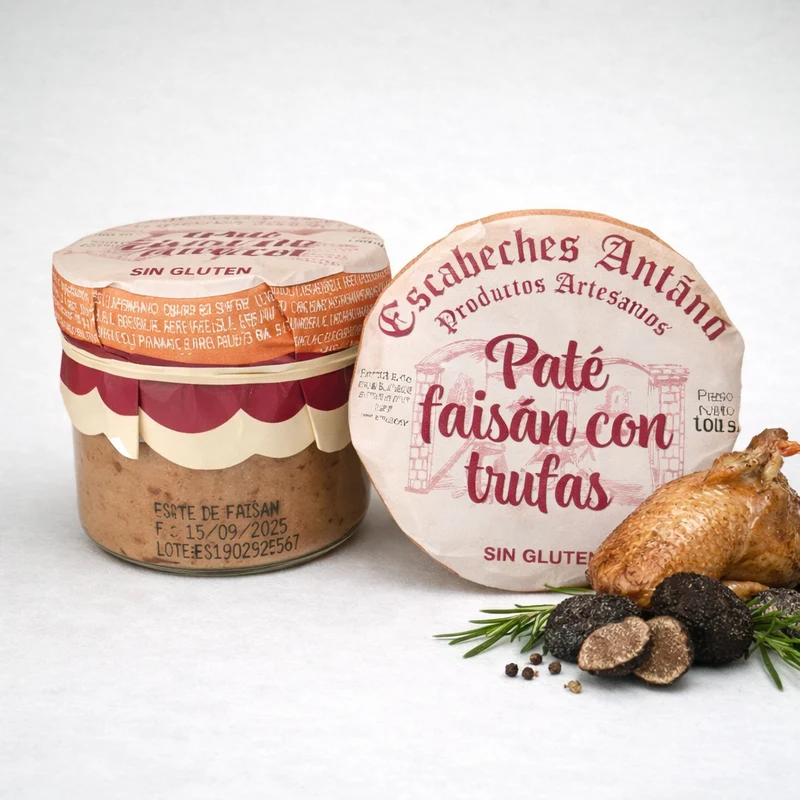ESCABECHES ANTAÑO | PATE FAISAN CON TRUFAS 110gr