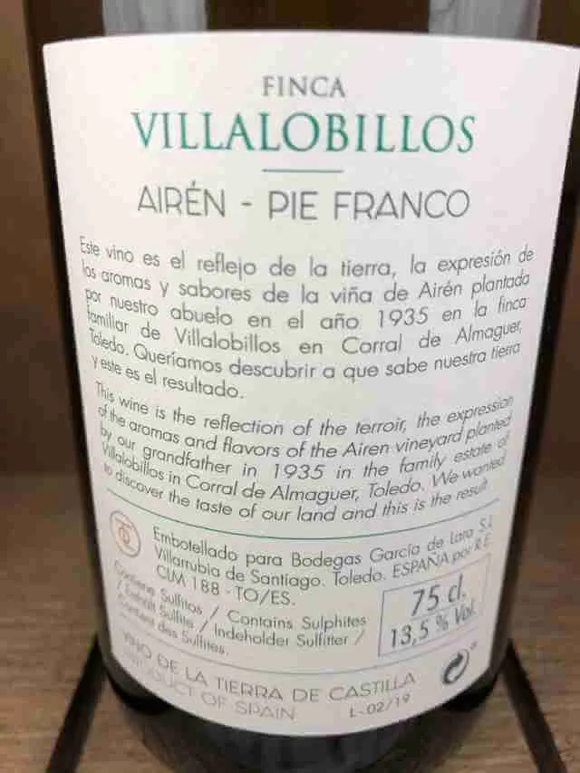 Finca Villalobillos Airén