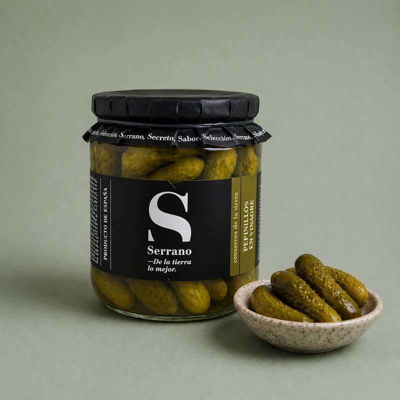 SERRANO | PEPINILLOS EN VINAGRE 350gr
