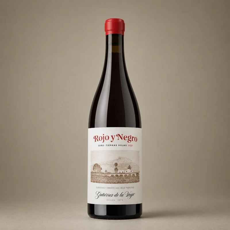 GUTIERREZ DE LA VEGA | ROJO Y NEGRO 2024 75cl