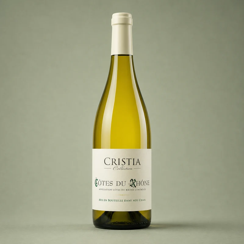 DOMAINE DE CRISTIA | COLLECTION COTES DU RHONE BLANC 2024 75cl