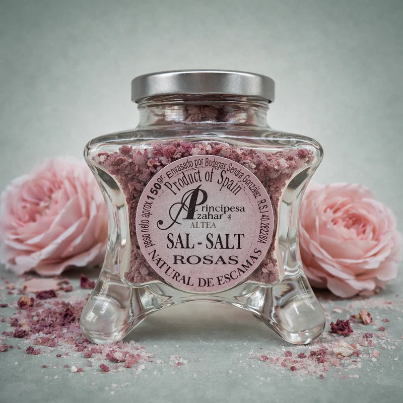PRINCIPE DE AZAHAR | SAL ESCAMAS ROSAS 150gr