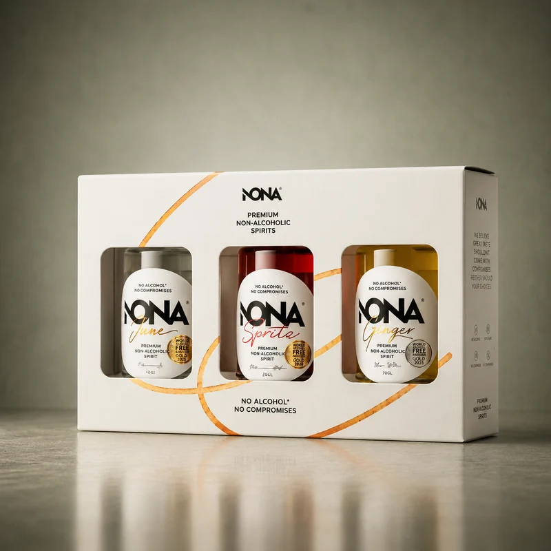 NONA | PREMIUM SPIRITS PACK MINATURAS SIN ALCOHOL