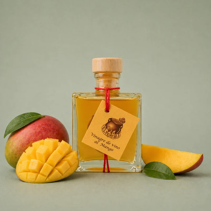 EL PEROLET | VINAGRE DE VINO AL MANGO 10CL