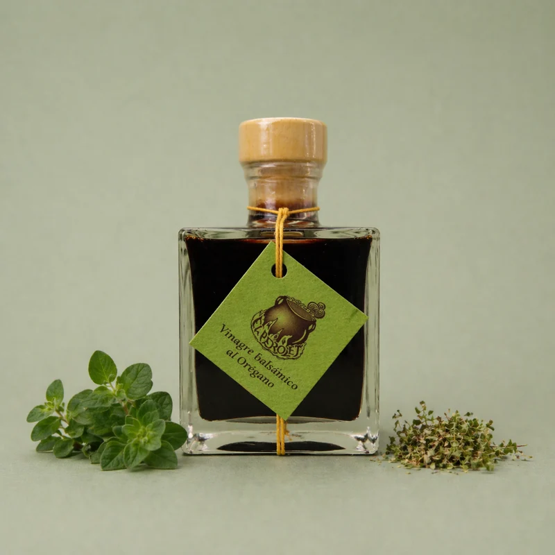 EL PEROLET | VINAGRE BALSÁMICO AL OREGANO 10CL