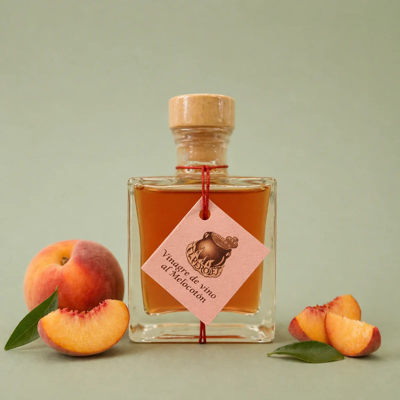 EL PEROLET | VINAGRE DE VINO AL MELOCOTÓN 10CL