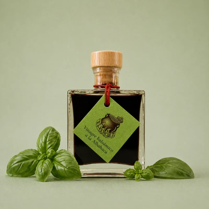 EL PEROLET | VINAGRE BALSÁMICO A LA ALBAHACA 10CL