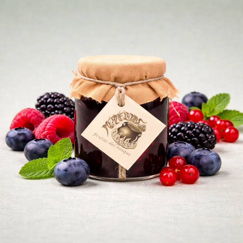 EL PEROLET | MERMELADA FRUTOS DEL BOSQUE PEQUEÑA 120GR