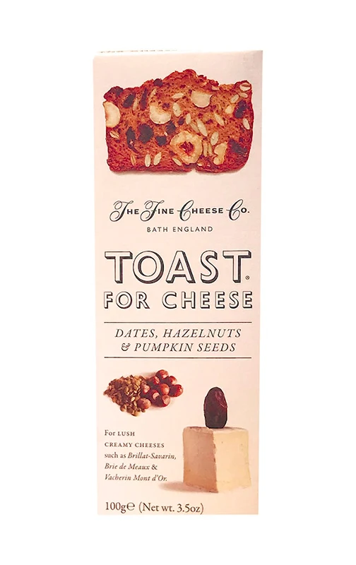 Toast for cheese de dátiles, nueces y semillas de calabaza 100g