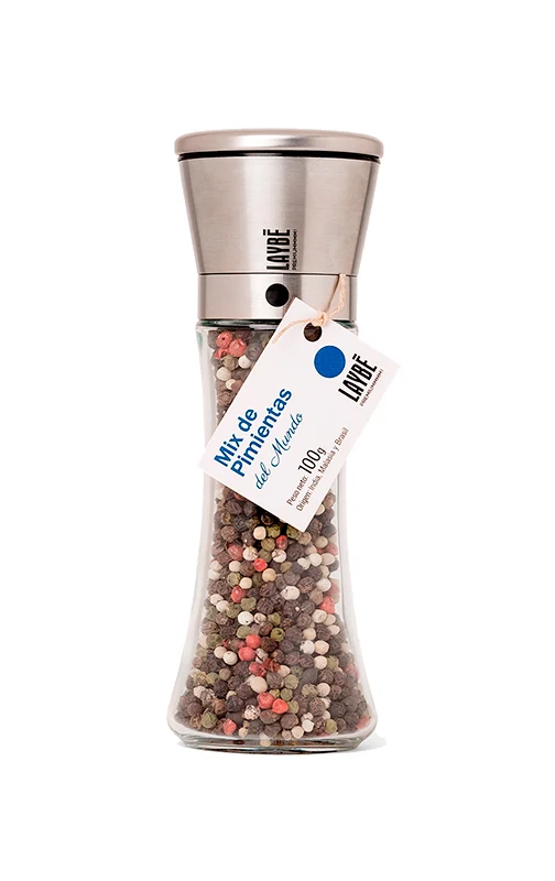 Molinillo Mix de Pimientas del Mundo Laybé 100 g.