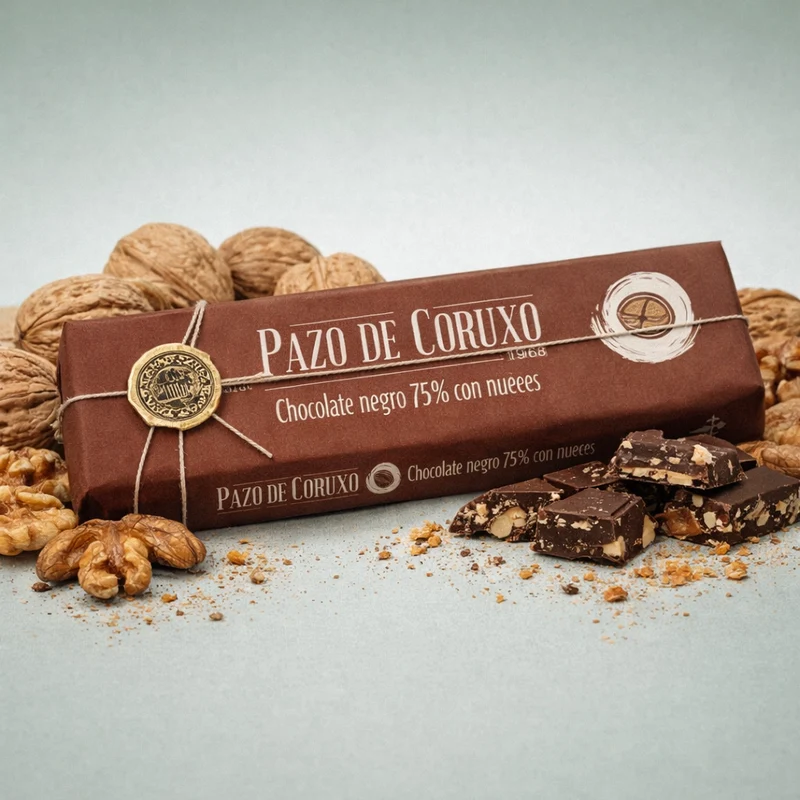 PAZO DE CORUXO | CHOCOLATE NEGRO CON NUECES 300gr