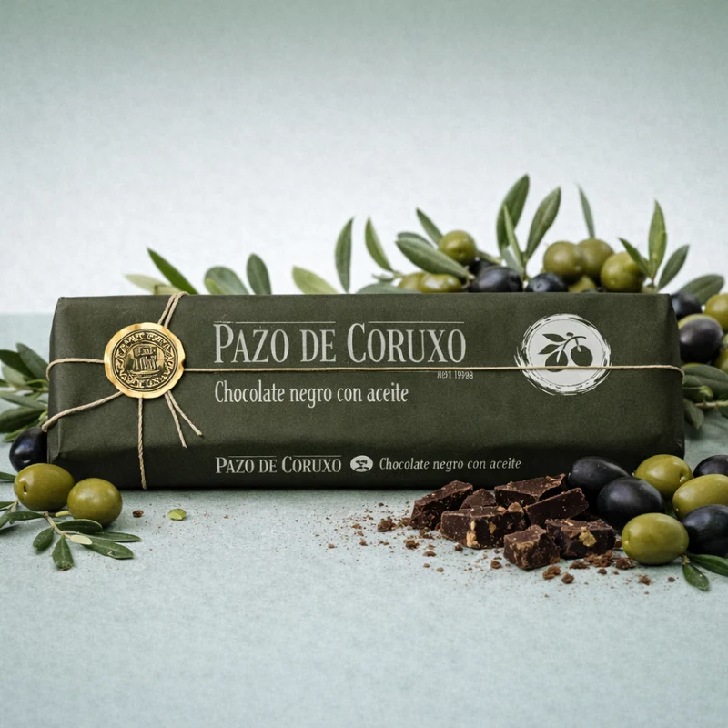 PAZO DE CORUXO | CHOCOLATE NEGRO CON ACEITE 300gr