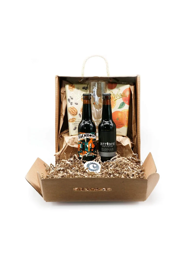Artesanos y dulzones, pack gourmet de cerveza y dulce