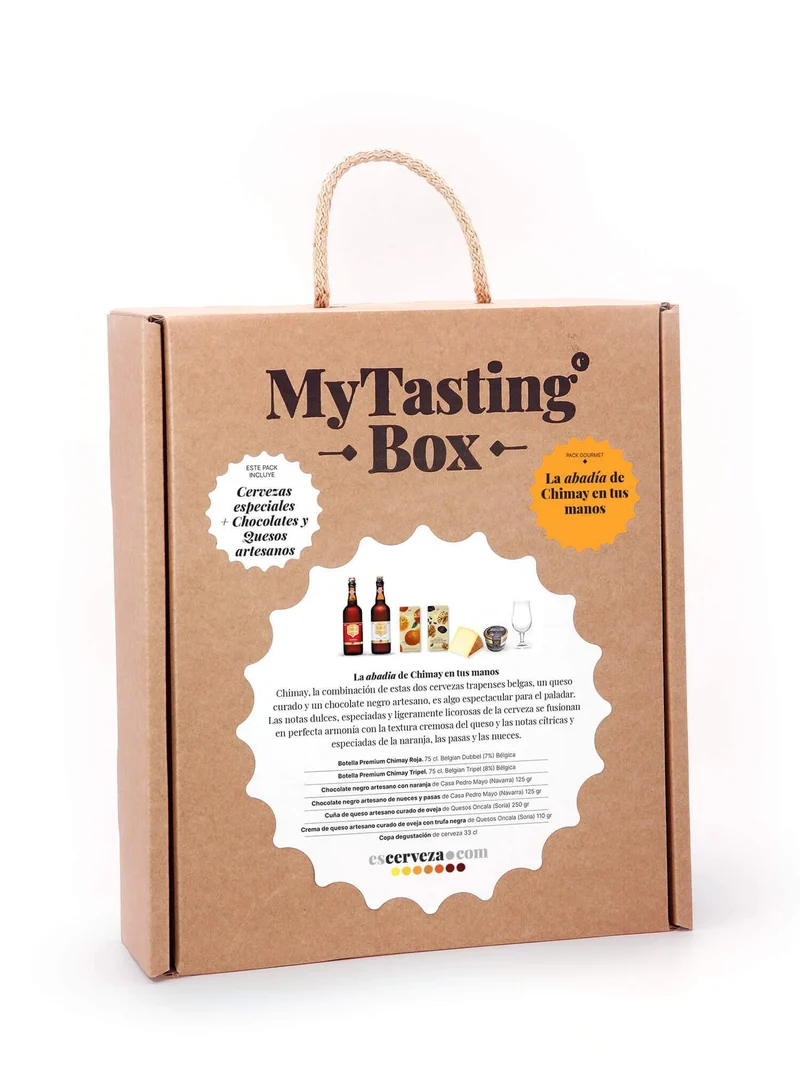 La abadia de Chimay en tus manos, pack gourmet cerveza