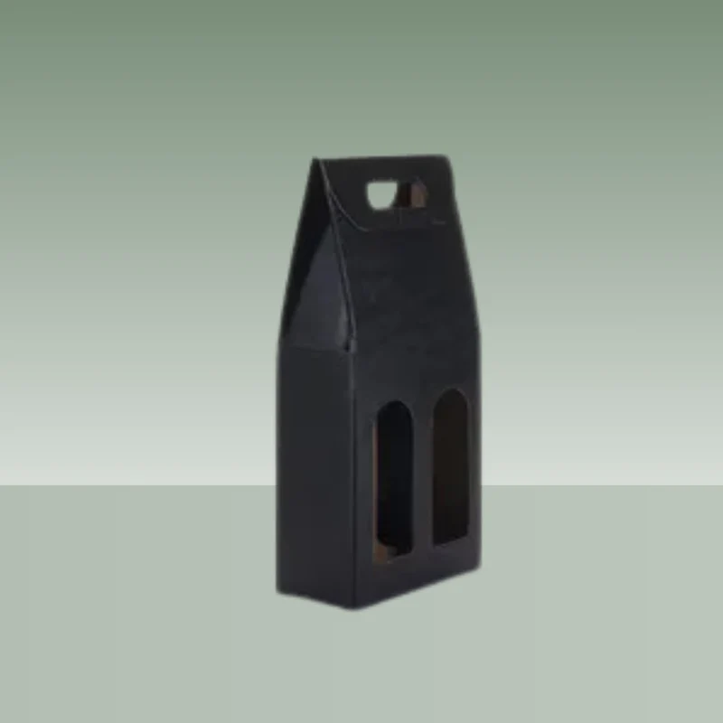ESTUCHE NEGRO 2 BOTELLAS