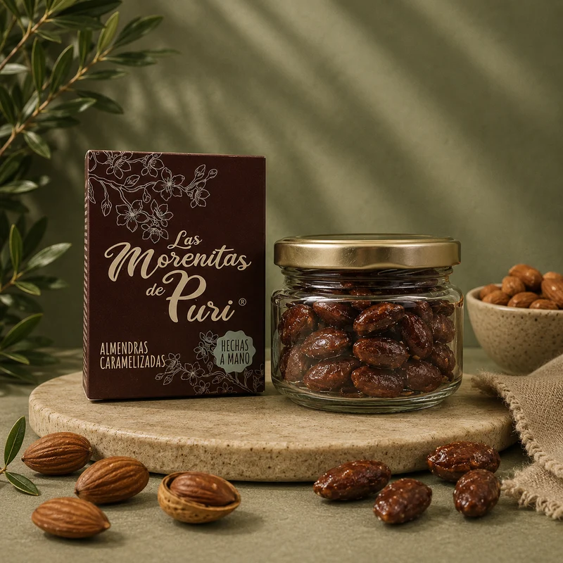 LAS MORENITAS DE PURI | ALMENDRAS CARAMELIZADAS 135GR