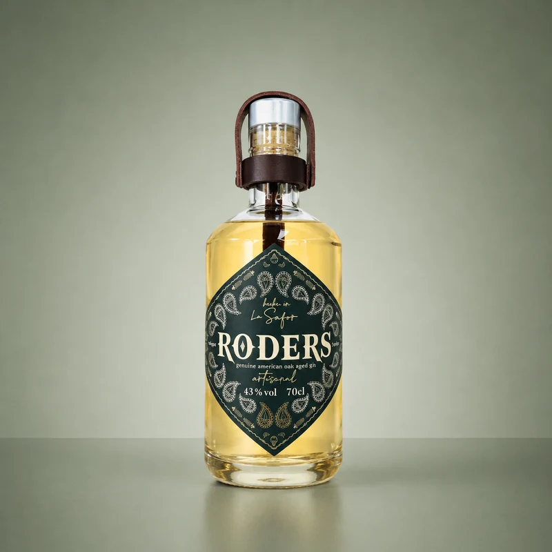 RODER´S | GENUINE AMERICAN OAK AGED GIN 70cl