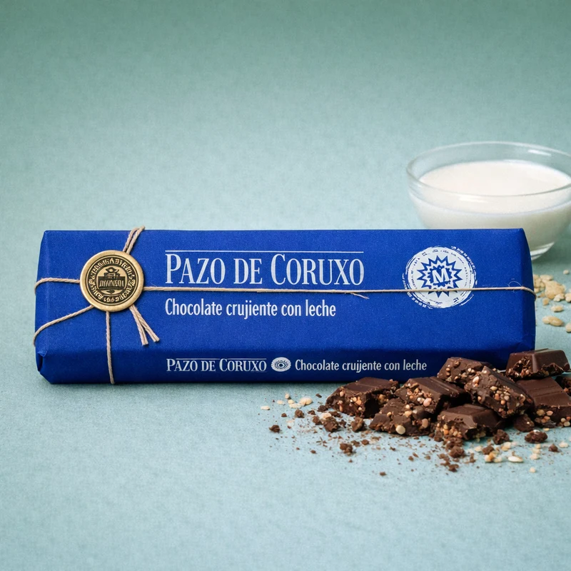 PAZO DE CORUXO | CHOCOLATE CRUJIENTE CON LECHE 300gr