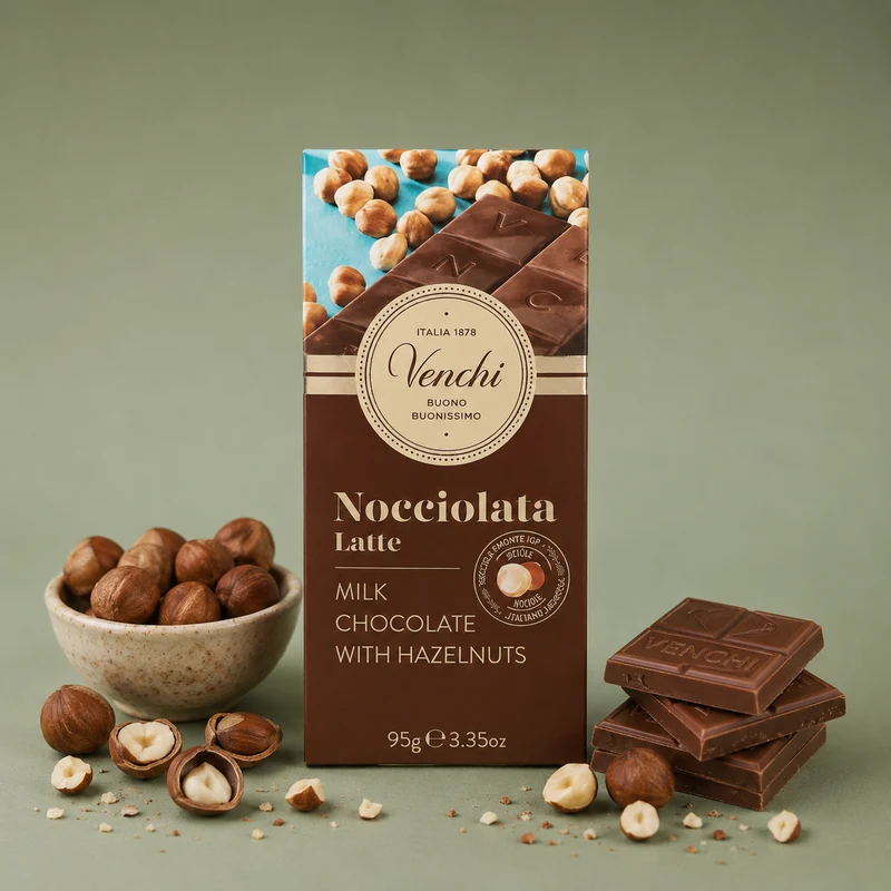 VENCHI CHOCOLATE NOCCIOLATA LATTE 100gr