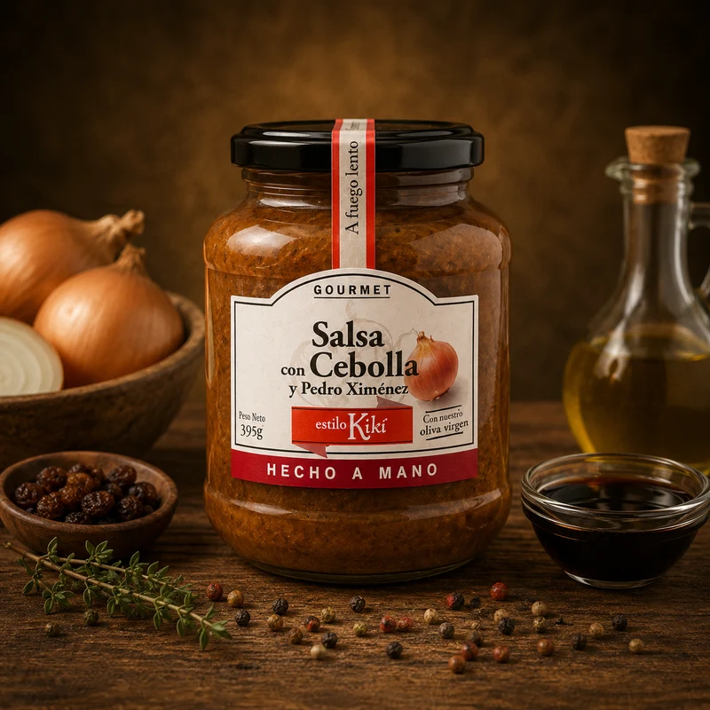 SALSA CON CEBOLLA Y PEDRO XIMENEZ