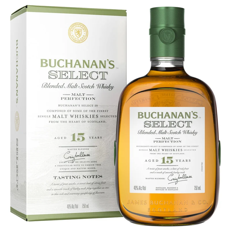 Buchanan's Select 15 Years Old Blended Malt Scotch Whisky -750ml