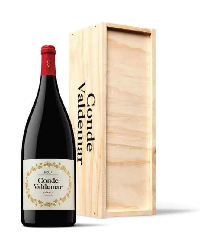 Conde Valdemar Crianza Rioja Magnum in Wooden Box