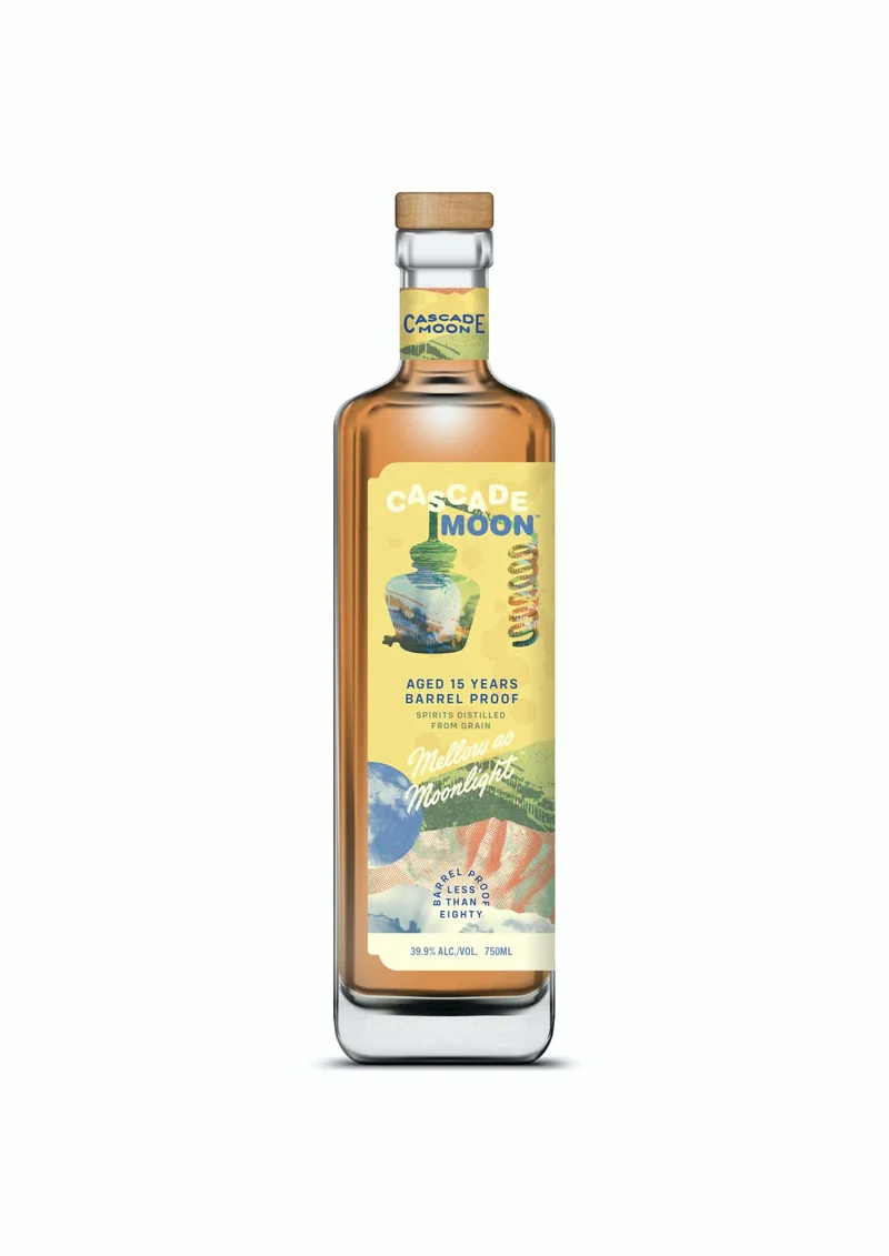 Cascade Moon Barrel Proof 15 Year Rye whiskey 750ml