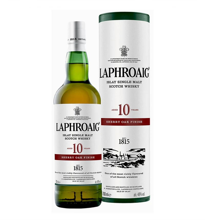 Laphroaig 10 Sherry Oak Finish Single Malt Scotch Whiskey -750 ml