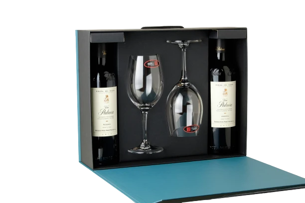 Vina Pedrosa Reserva Twin Set with 2 Glasses