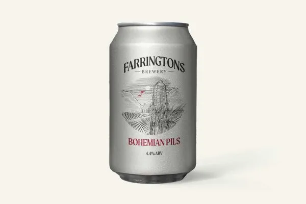 Farringtons Bohemian Pils 4.4% ABV 440ml Can