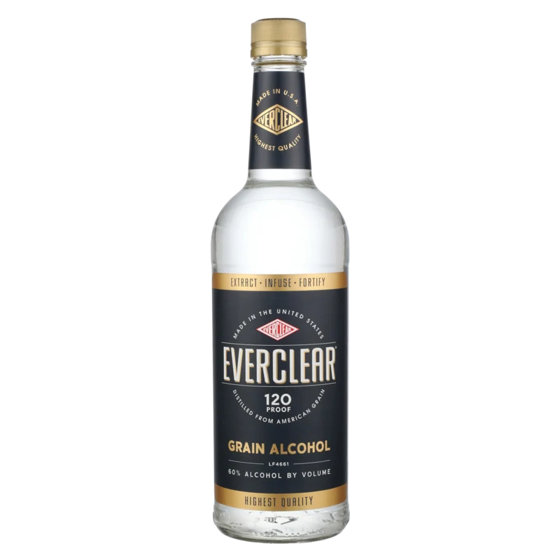 Everclear Grain Alcohol 120 Proof Liqueur -750ml