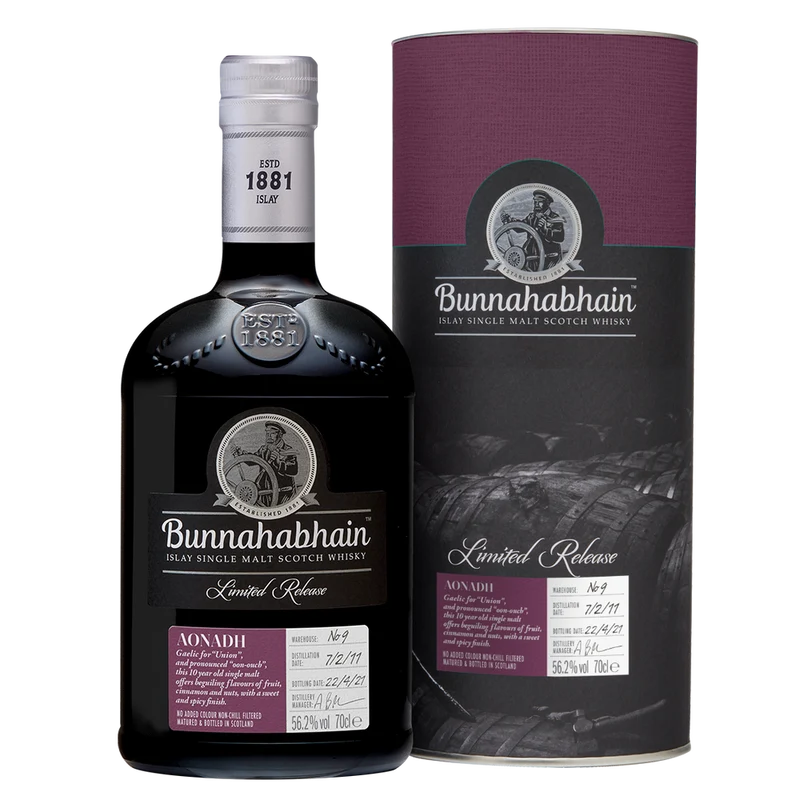 Bunnahabhain Aonadh 10 Year Warehouse 9 Single Malt Scotch Whisky -750ml