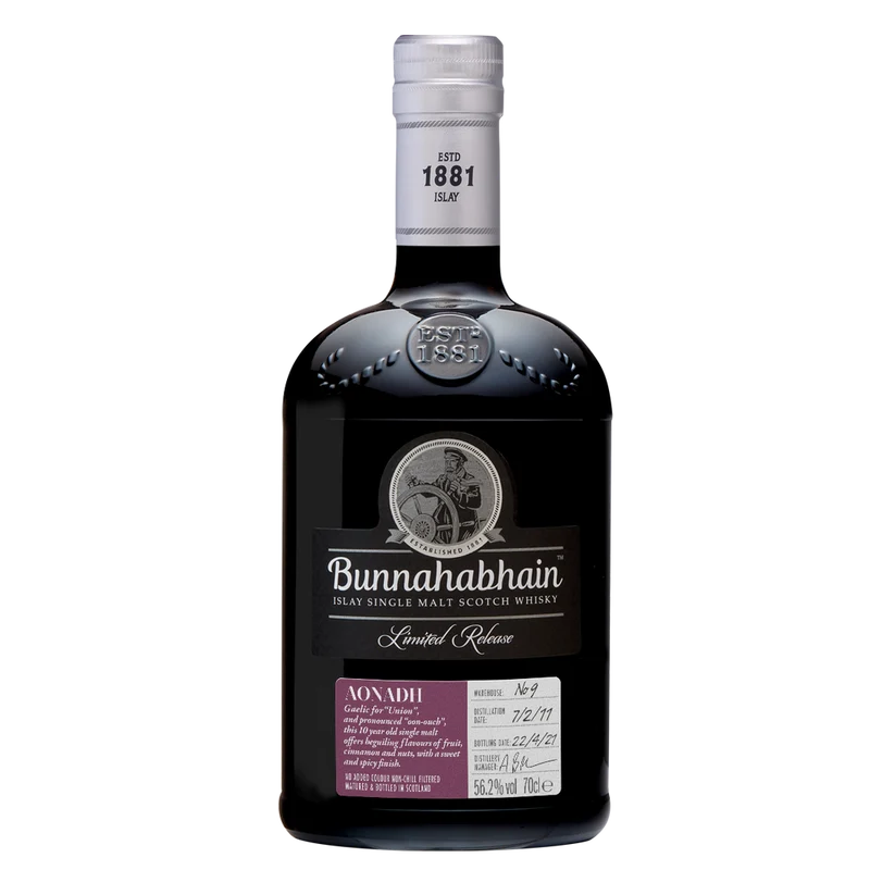 Bunnahabhain Aonadh 10 Year Warehouse 9 Single Malt Scotch Whisky -750ml