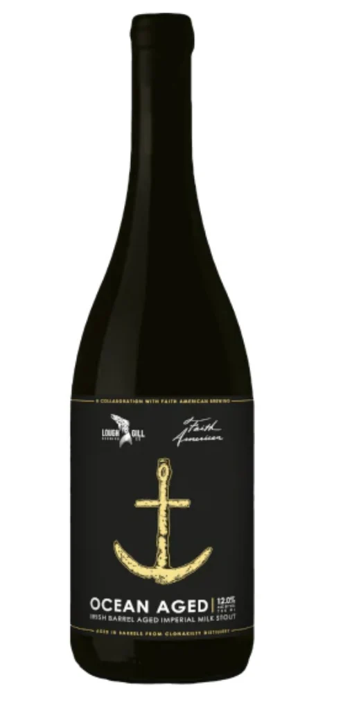 Lough Gill & Faith American Brewing - Ocean Aged Barrel Aged Imperial Irish Milk Stout 12% ABV 750ml Bottle