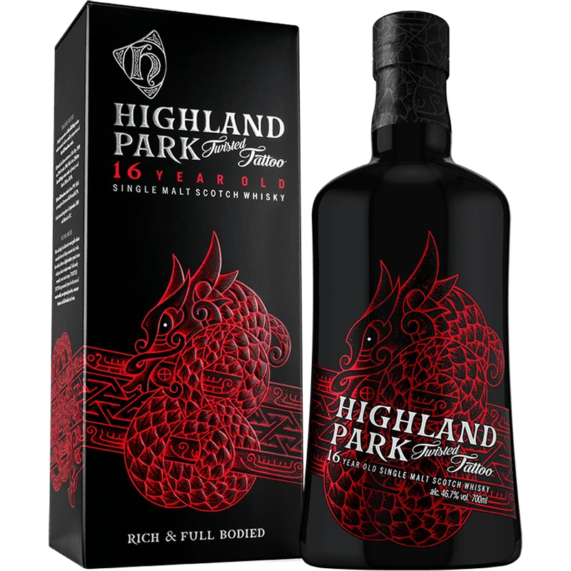 Highland Park 16 Year Old Twisted Tattoo Scotch Whisky -750ml
