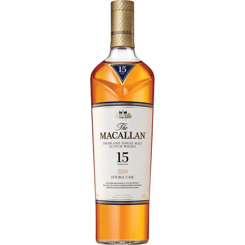 The Macallan 15 Year Old Double Cask Scotch Whiskey -750 ml