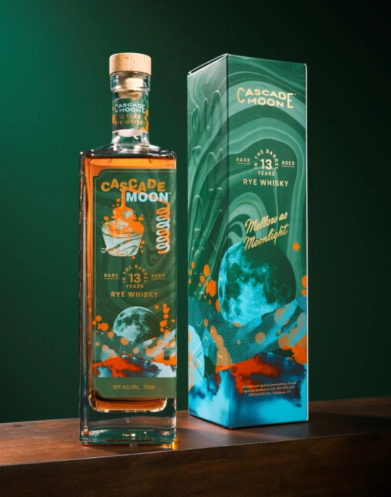 Cascade Moon 13 Year Old Rare Aged Rye Whisky- 750ml
