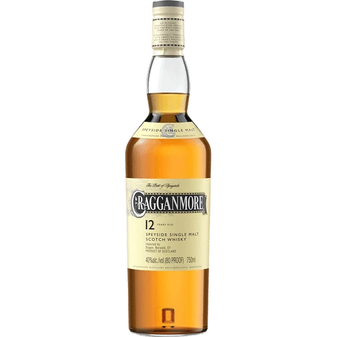Cragganmore 12 Years Single Malt Scotch whiskey -750ml
